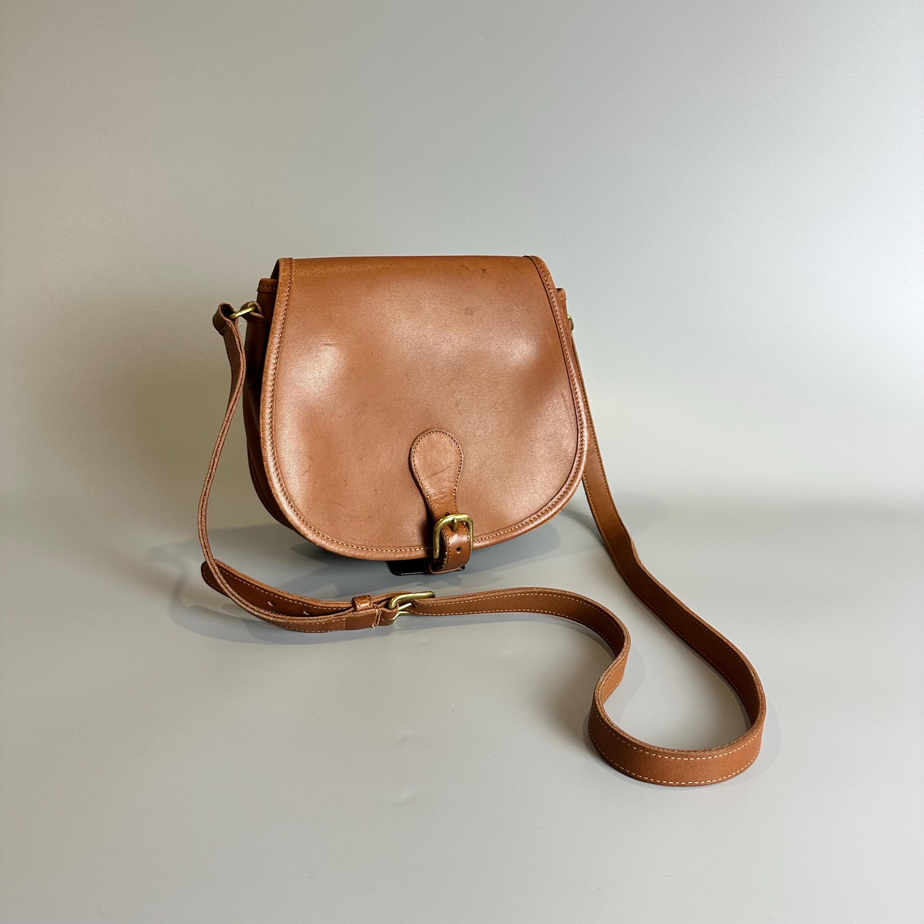 1990 Fall Vintage Coach Saddle Bag No. 9851 British Tan - Etsy