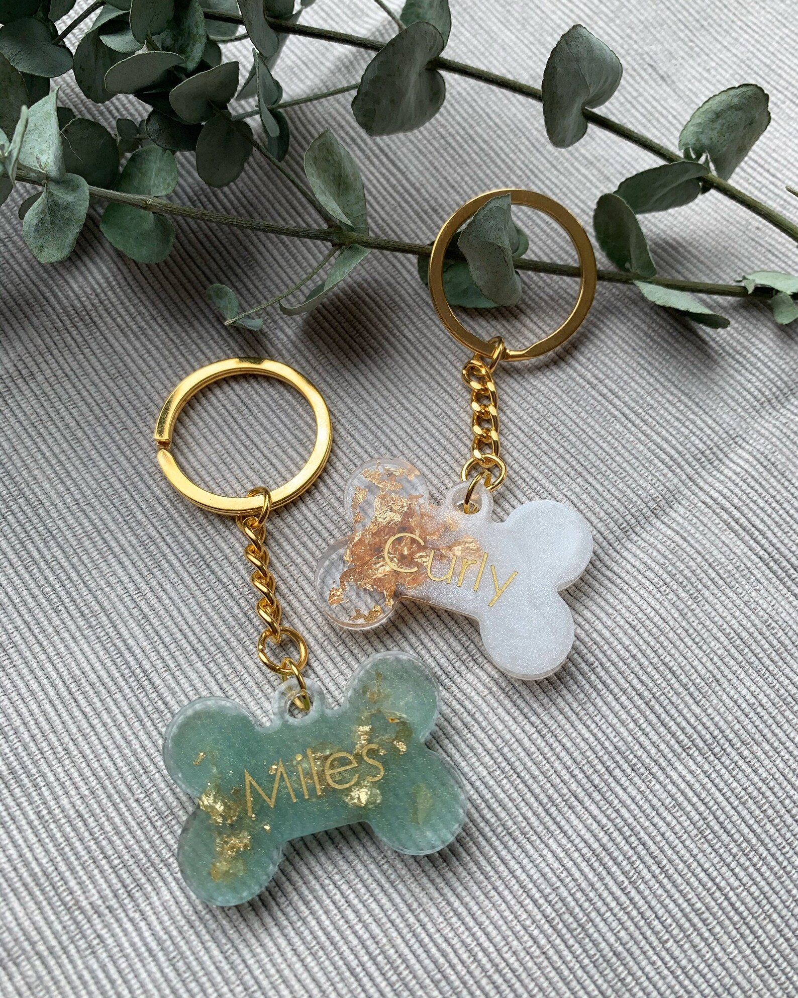 Personalized Epoxy Resin Dog Tags Etsy