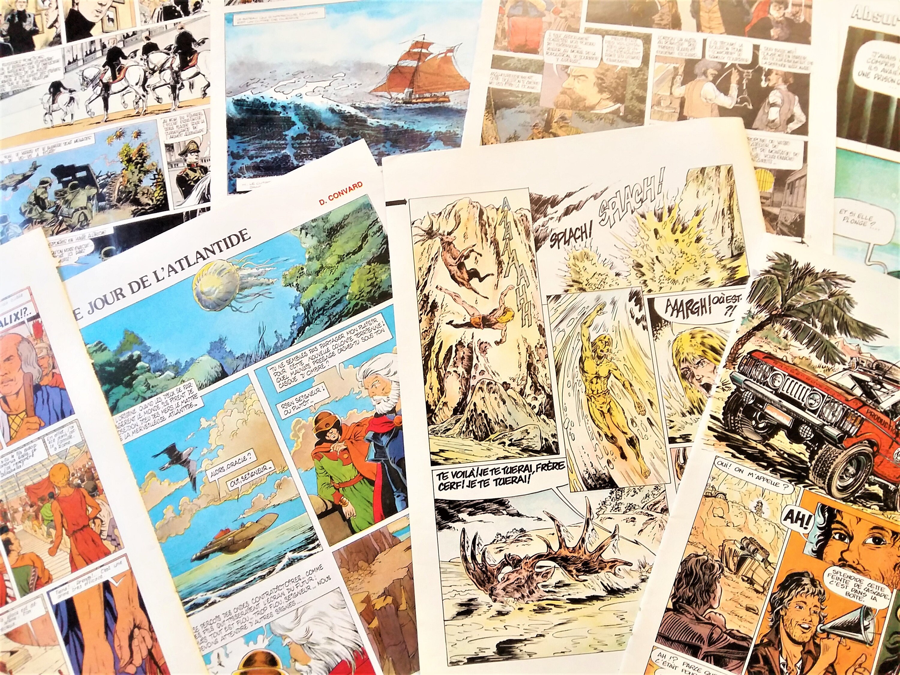 Pack of 200 Comic Strip Pages. French Bande Dessinée Pages - Etsy