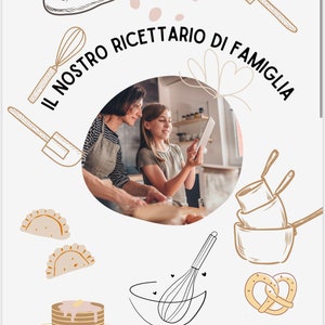 Ricettario di famiglia da scrivere