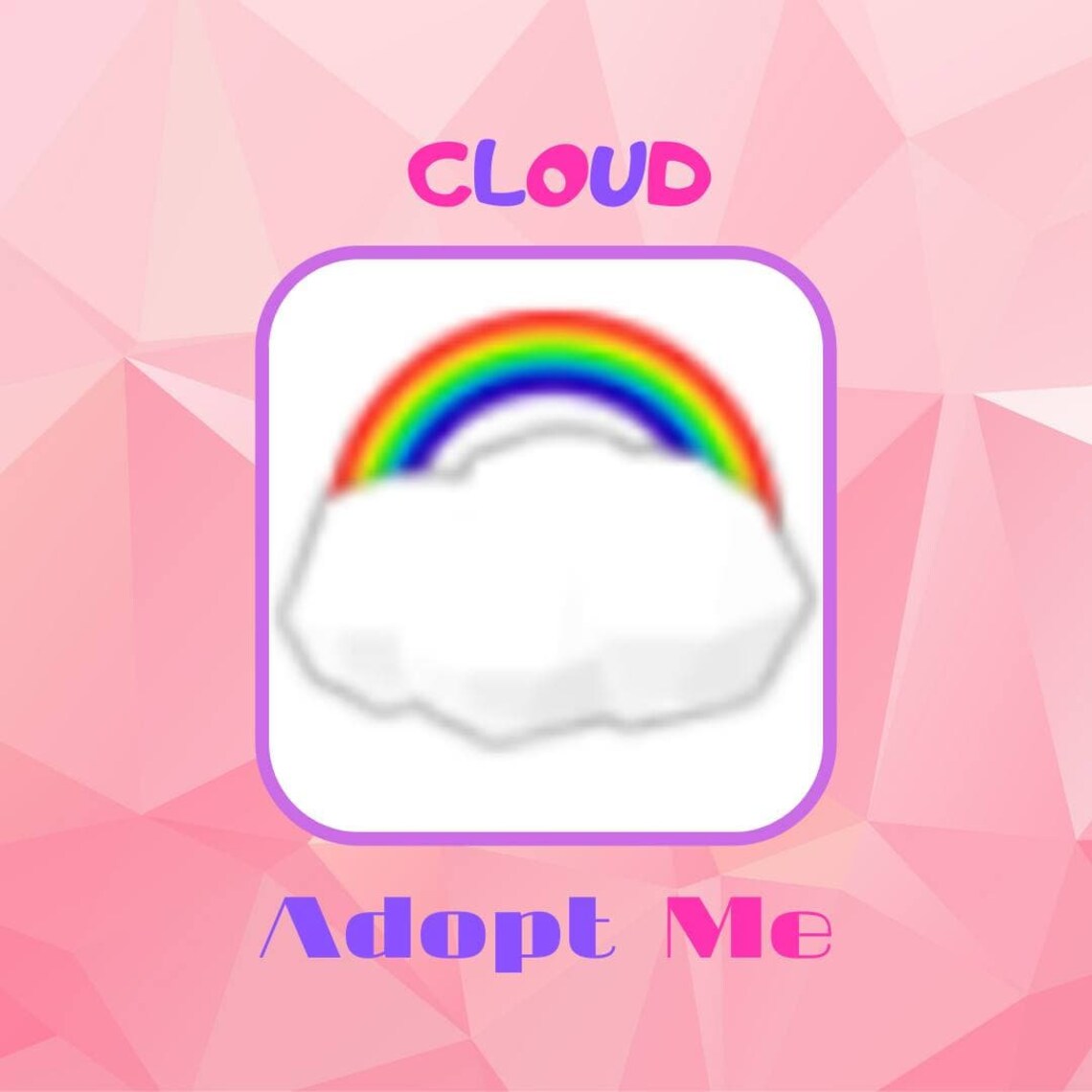 Cloud Adopt Me Roblox Etsy