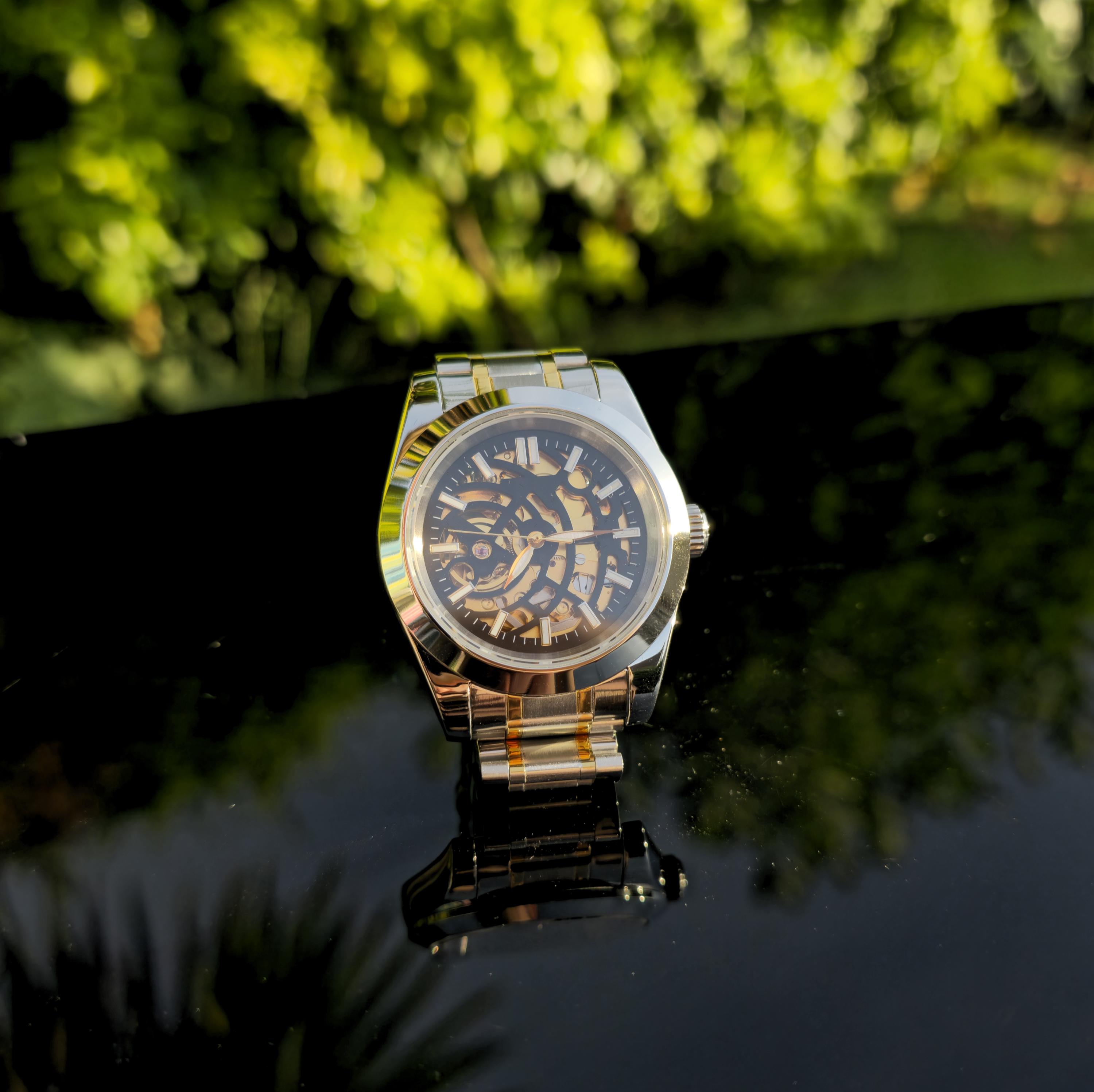 Forsining Orologio da uomo automatico a carica