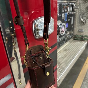 Custom Leather First Responder Radio Strap Set image 10