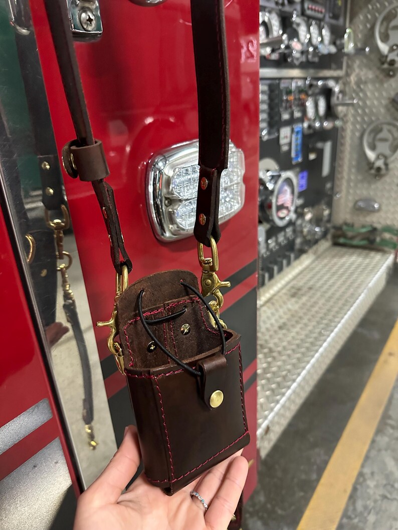Custom Leather First Responder Radio Strap Set image 10