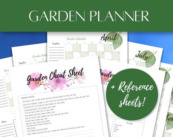 Year-Round Daily Monthly Garden Planner with Companion Planting and Reference Sheets Gardening Gift for Gardeners Gift for Mom Gardener Gift