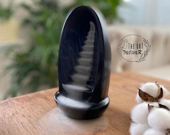 Stairway Backflow Incense Burner | Waterfall Fountain Zen Decor