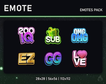 TWITCH Emote-PAKKET