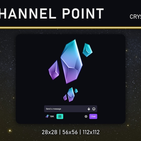 TWITCH Channel point/Emote (Crystal)