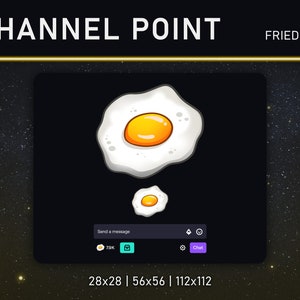 TWITCH Channel point/Emote (Fried egg)