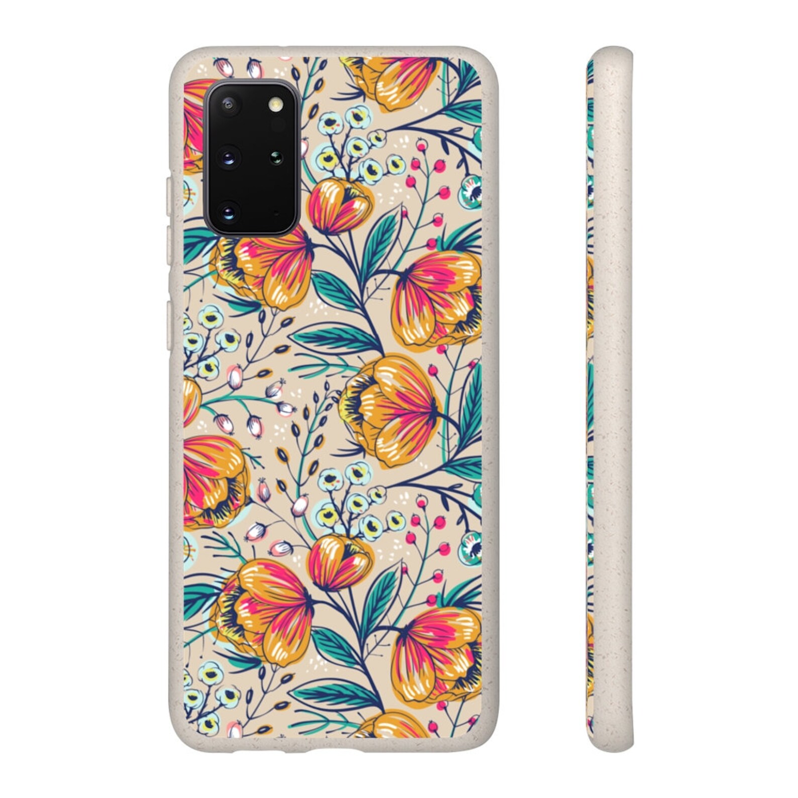 Wildflower phone case colorful floral Biodegradable Case Eco Etsy
