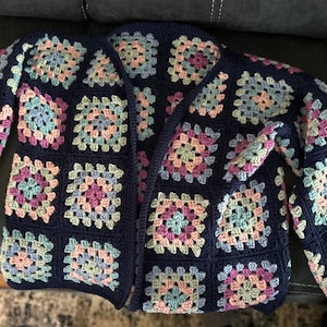 Granny square cardigan