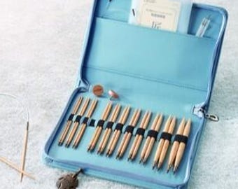 Clover "Takumi" Interchangeable Circular Knitting Needle Combo Set <Long> 3.3-10.mm Made in Japan [45-151]