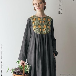 JAPANESE Paper Sewing Patterns of 12 Dresses & Tutorial Book (US size : XS-L) Twelve by Nigam Sachiko Vol.1 (2023)