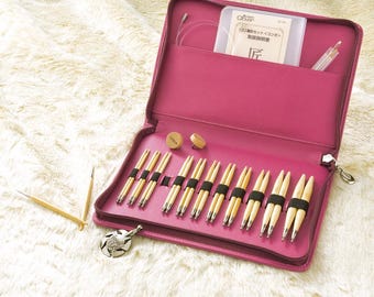 Clover "Takumi" Interchangeable Circular Knitting Needle Combo Set <Normal> 3-10.mm Made in Japan [45-150]