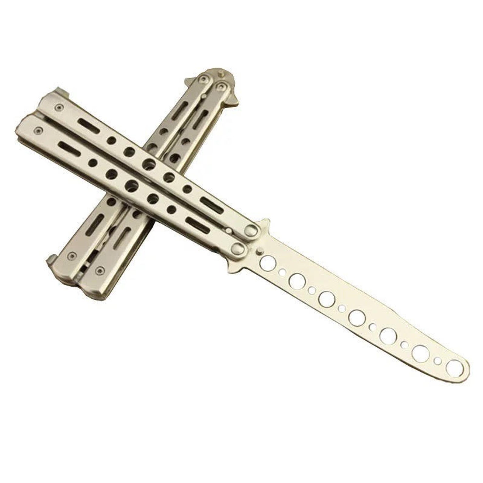 Butterfly Knife Trainer Balisong Cool Knife Stainless Steel Etsy