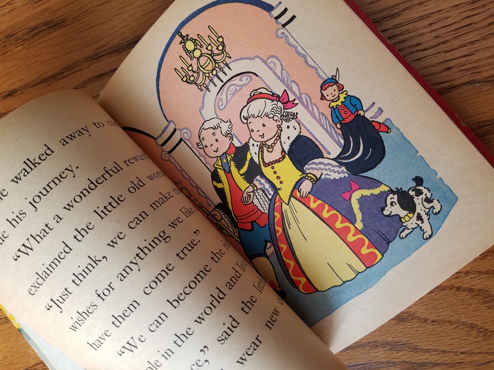 Antique 1940s Childrens Book / The Three Wishes / Vintage Kids Etsy