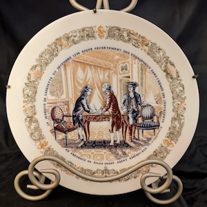Marquis de Lafayette collector plate