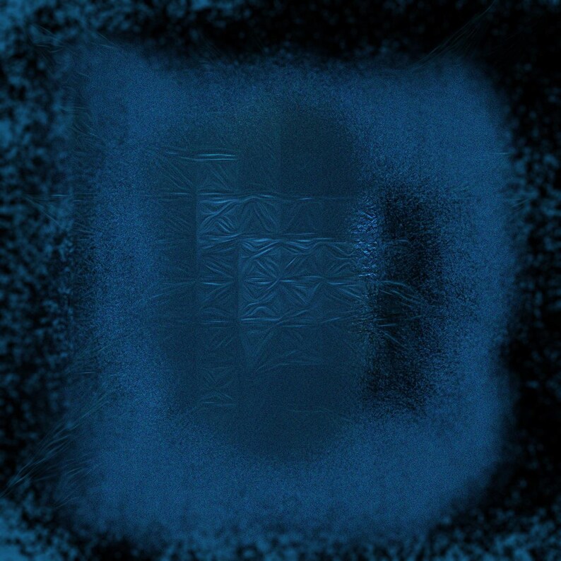Puede incluir: Un fondo azul oscuro texturizado con un cuadrado azul claro en el centro. El cuadrado tiene un patr&oacute;n sutil de peque&ntilde;as formas repetitivas.