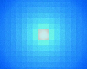 Squarez: Digital Abstract Art, Metal Canvas Print (Up to 12x12)