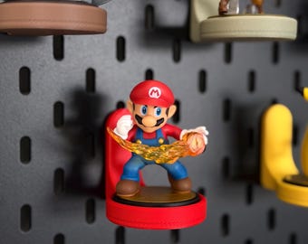 Amiibo-standaard voor IKEA SKADIS ophangbord – minimalistische displayplank