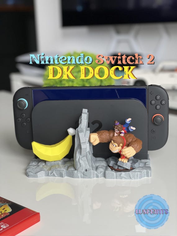 Nintendo Switch 2 ドンキーコングドック | Amiiboスタンド Nintendo Switch 2 ドンキーコングドック | Amiiboスタンド