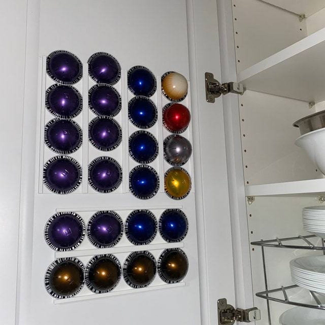 Nespresso Vertuo Pod Holder Under or Wall Mounted Etsy