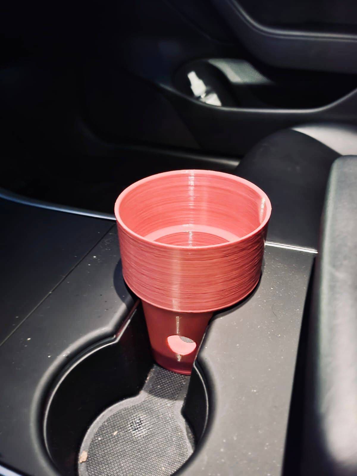 Tesla Hydroflask Car Cup Holder Adapter Fits 32oz or 40oz Water Bottles 