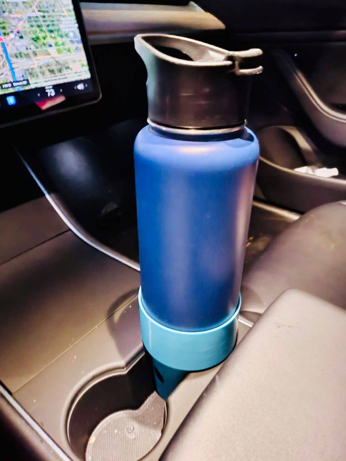 Tesla Hydroflask Car Cup Holder Adapter Fits 32oz or 40oz Water