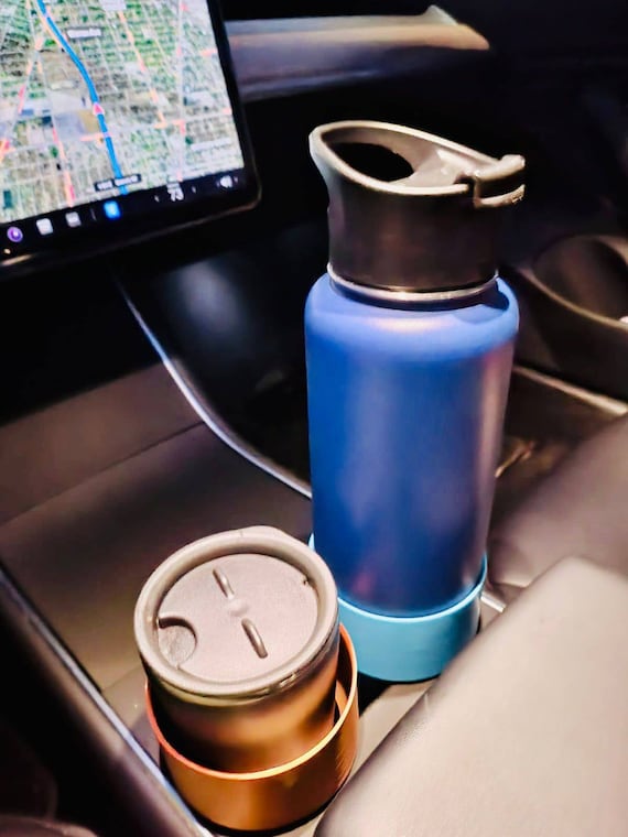 Tesla Hydroflask Car Cup Holder Adapter Fits 32oz or 40oz Water Bottles 