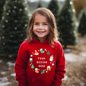 Kids Hoodie Mockup, kids Forest Hoodie mockup, Gildan Youth Hoodie Mockup, Kids Hoodie Fall Mockup, Gildan 185B mockup, Girl Hoodie Mockup