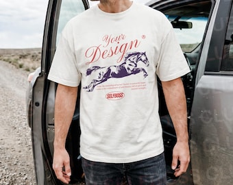 Comfort Colors 1717 White T- Shirt Mockup - Men's T-shirt Mockup - Men C1717 Lifestyle Mockup - Streetwear Mockup - Trendy Mockup - POD