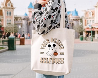 Maqueta de bolso de lona, modelo con bolso, maqueta de bolso de otoño, maqueta de bolso con libros, maqueta de Magic Kingdom, maqueta de bolso de estilo de vida - Maqueta de viaje