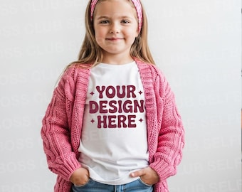 Kids Tshirt Mockup, Kids White t-shirt mockup,kids Halloween mockup,bella kids tshirt Mockup, Kids Spooky mockup, Lifestyle Halloween Mockup
