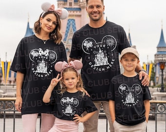 Magic Kingdom Family Mockup Canvas BLACK 3001 T-shirt Mockup, theme park Mockup, Family Vacation Mockup, Magic Kingdom Mockup, Park Mockup
