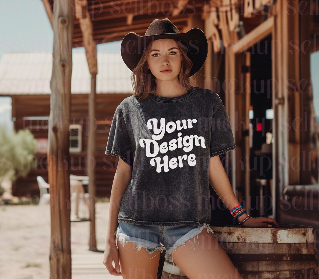 A Mineral Washed Graphic T-shirt main image 0