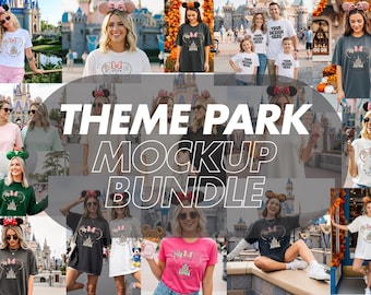 Magic Kingdom Mockup Bundle theme park Mockup, Family Vacation Mockup, Magic Kingdom Mockup, Park Mockup, Theme Park Mockup Bundle