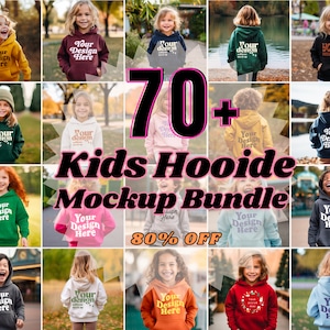 Kids Hoodie Mockup Bundle,Toddler Hoodie Mockup Bundle, Kids Model Mockup, child Sweatshirt mockup, Gildan 18500B MockupBundle,Mockup Bundle