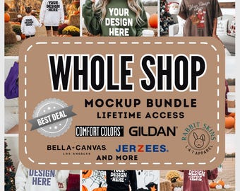 Whole Shop Bundle - Lifetime acess - Current and Future Mockups