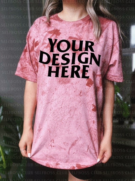 Comfort Colors Colorblast T-shirt Model Mockup Color Blast - Etsy
