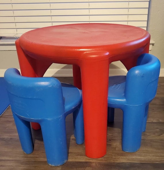 Vintage Little Tikes Table and Chairs Etsy