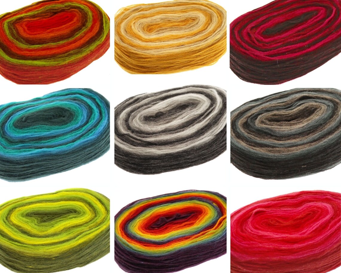 Unspun Yarn Yarn for Felting 100 Wool Yarn Preyarn for Etsy