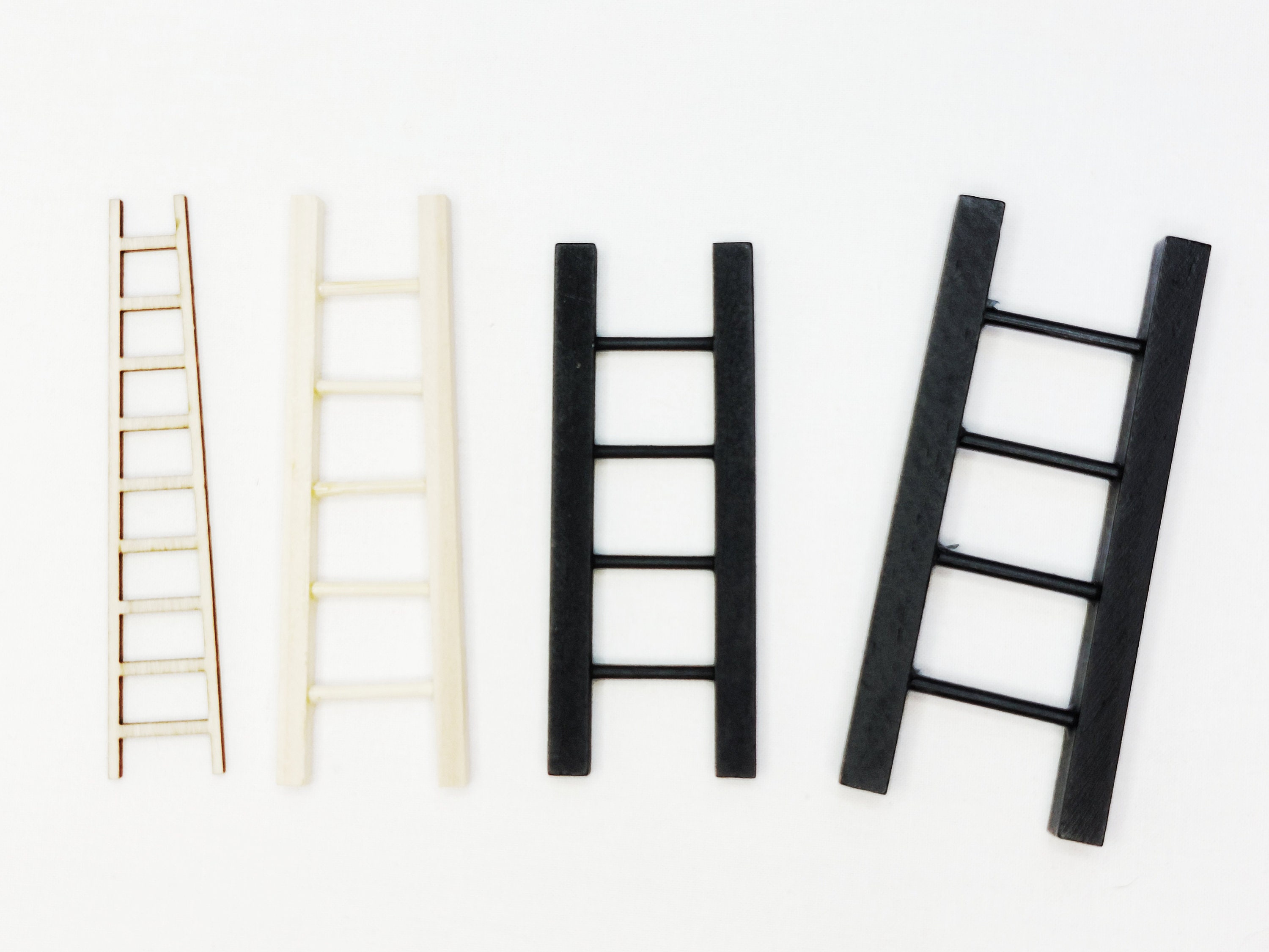 1:12TH Dollhouse Miniature Ladder Pretend Play Props Kids Toys