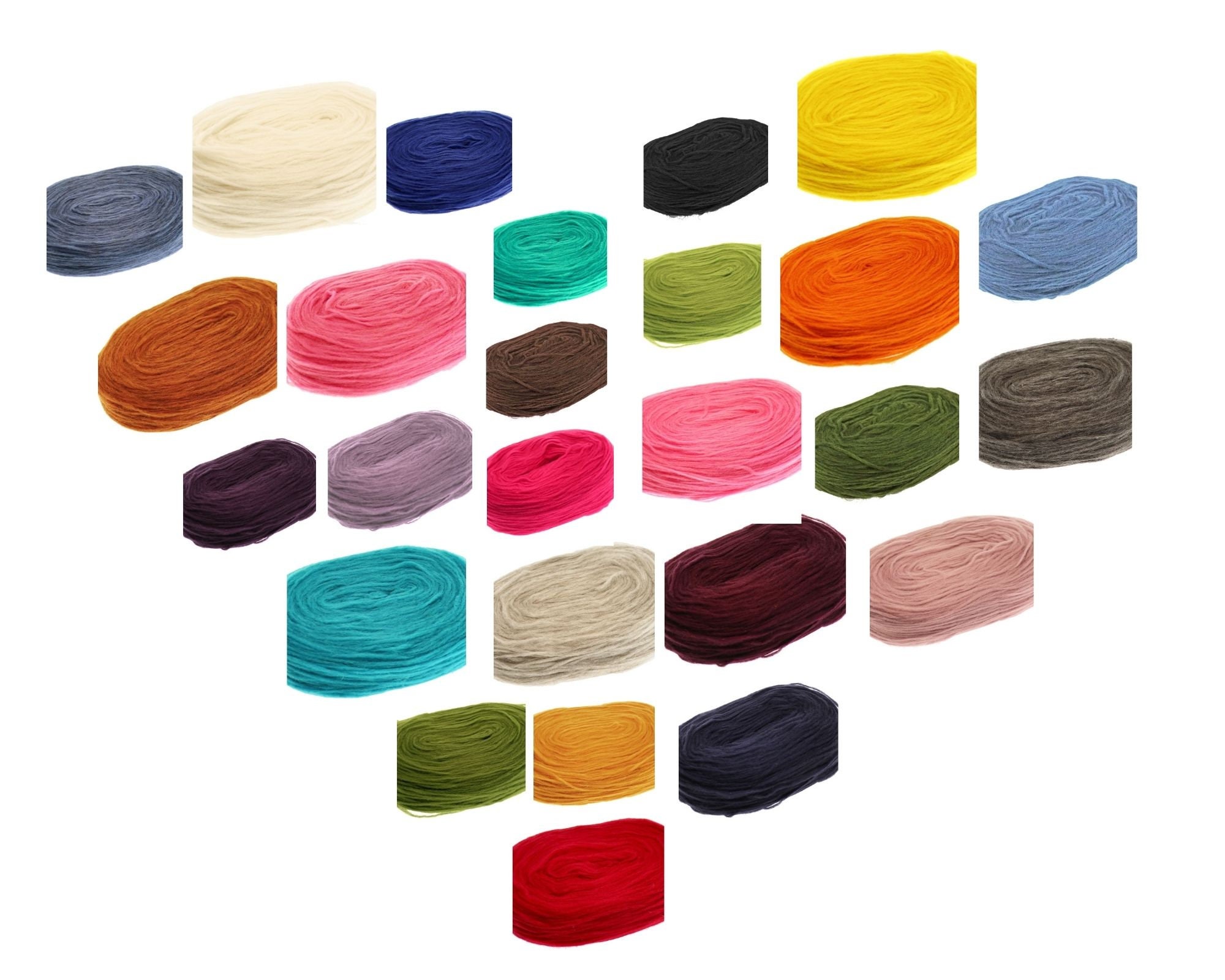 Solid Color Unspun Yarn Yarn for Felting 100% Wool Yarn - Etsy UK