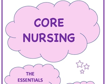 DIGITAL DOWNLOAD - Core Nursing Flashcards