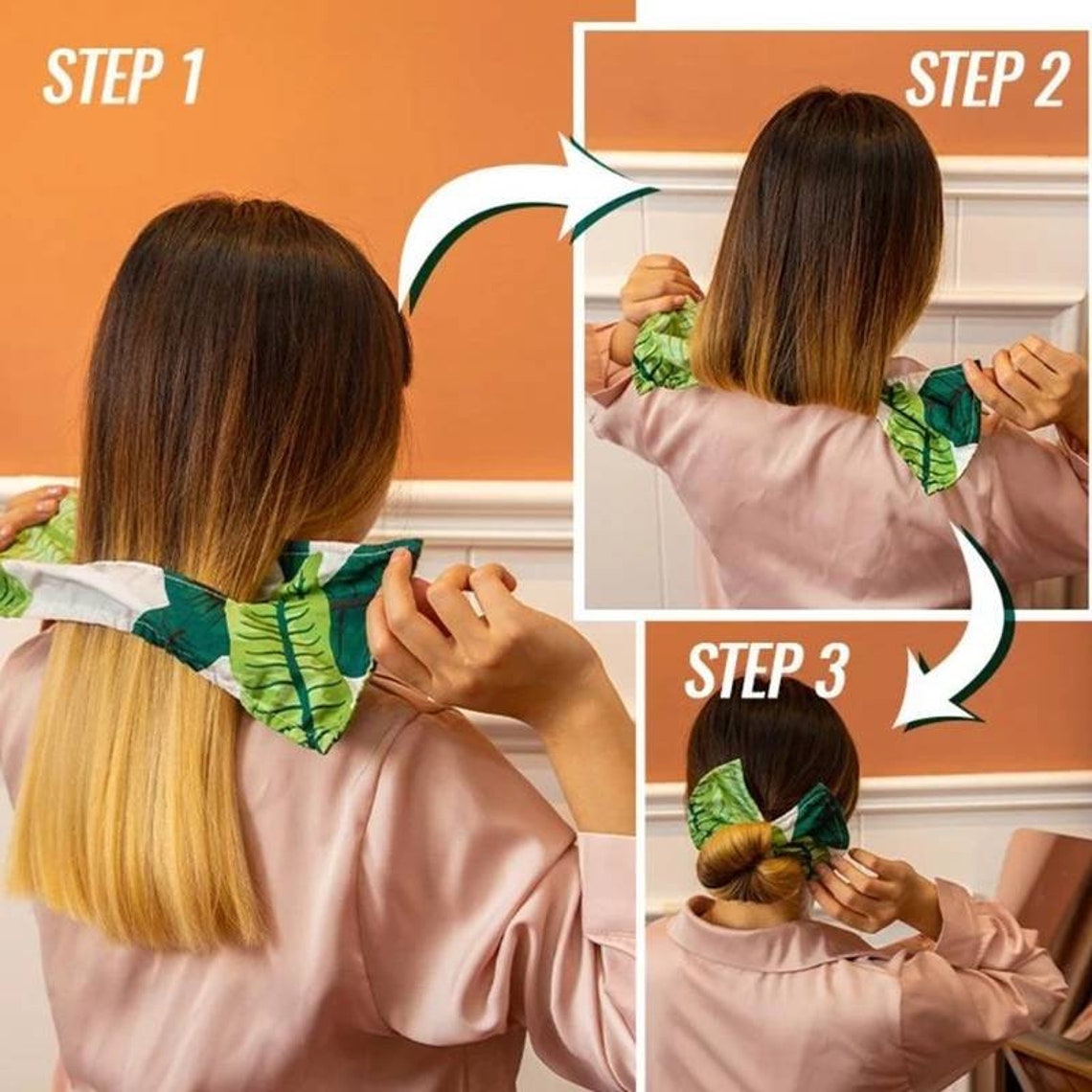 24 Colours Bow Hair Bun Maker Tool Fabric Hair Bun Maker Etsy