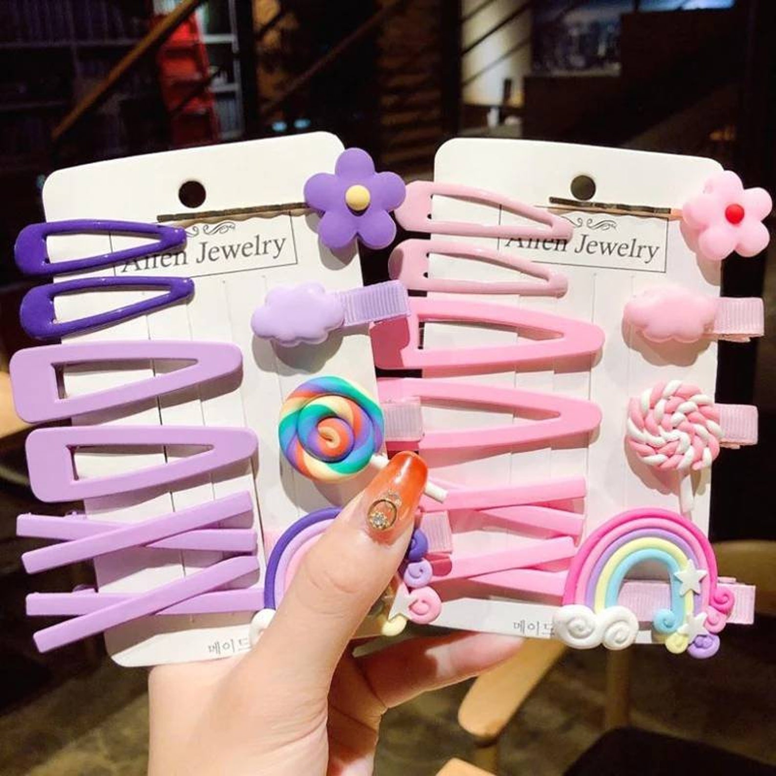 Hair Clips Set For Kids Children Hair Clips Set Small Medium Etsy