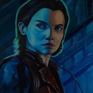 maggie greene - the walking dead, dead city | art print