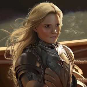 galadriel - the rings of power | art print