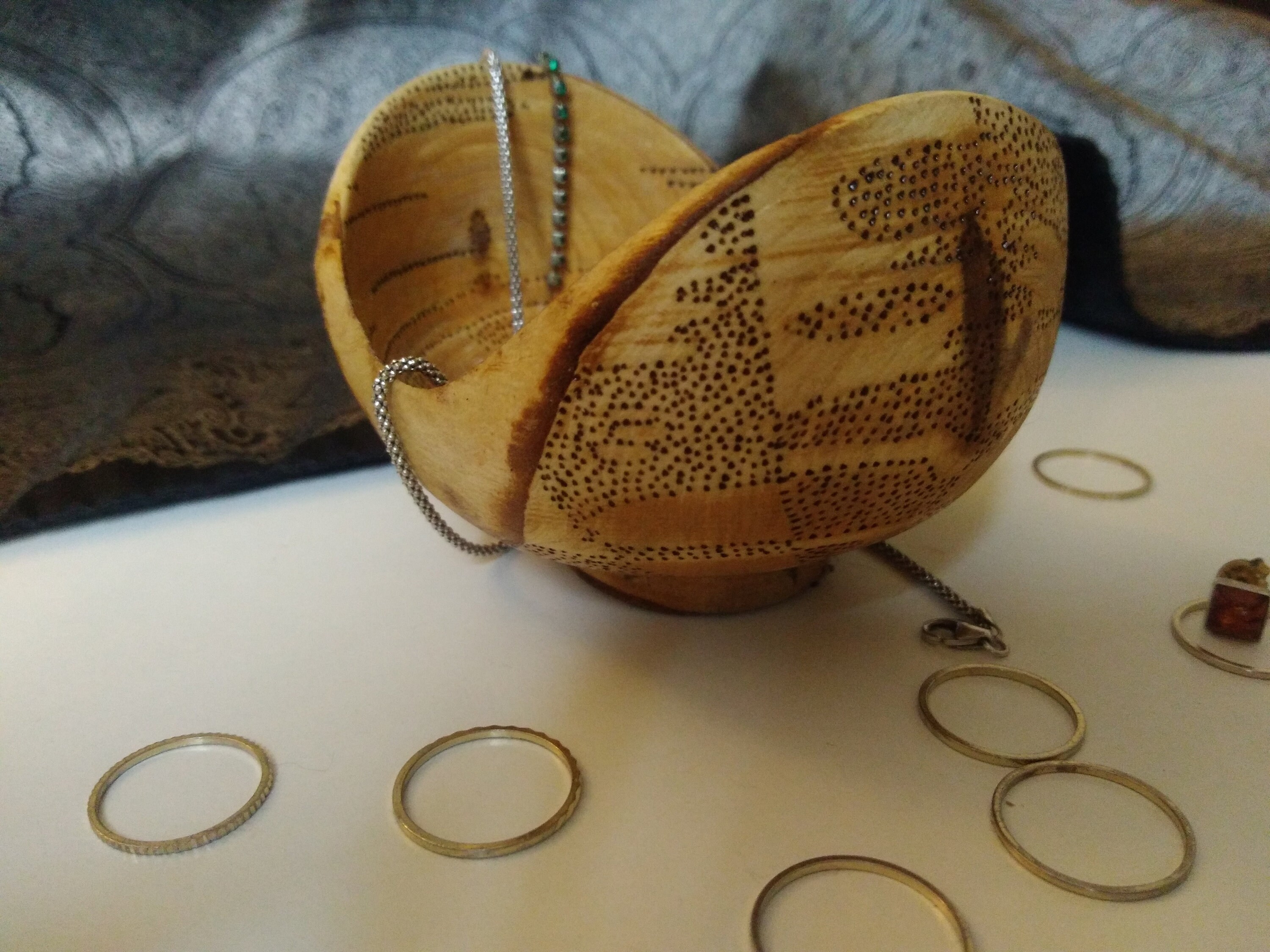 Coupelle Pyrogravée