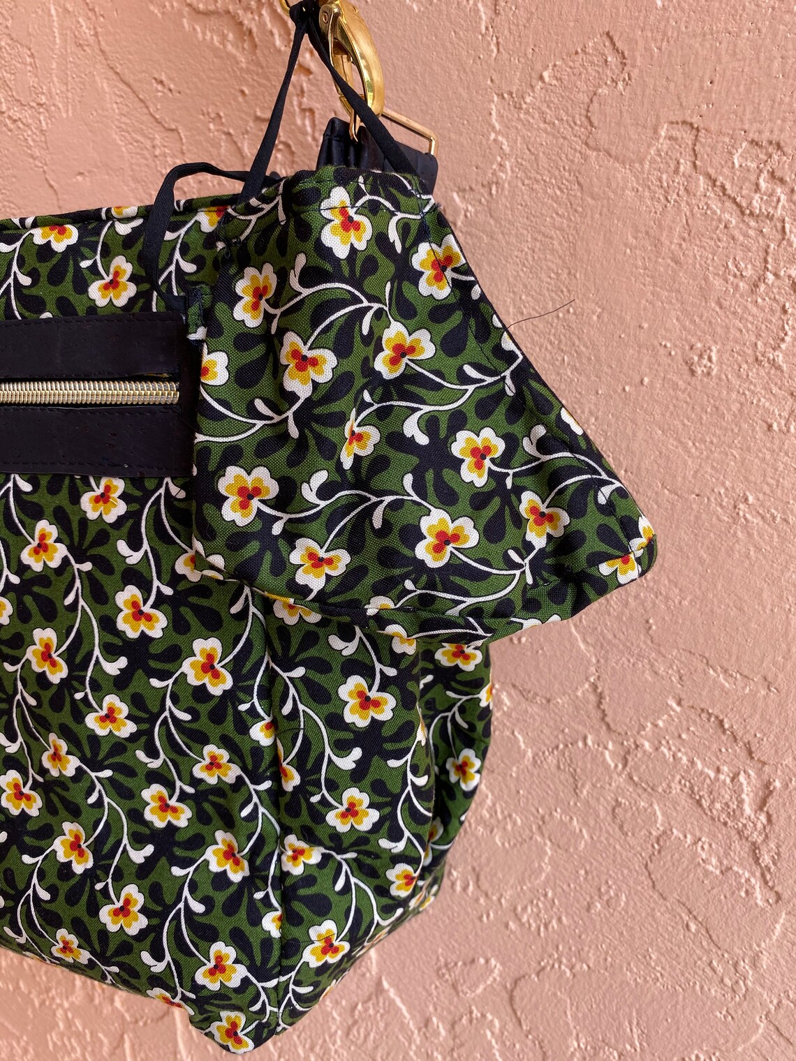 Crossbody bag with hidden pockets and zipper Hidden Pocket Etsy